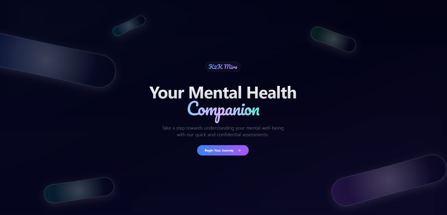 MIRA Mental Health App
